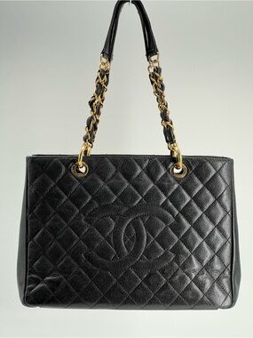Chanel Grand Shopping Tote GST Caviar Quilted Shoulder Bag